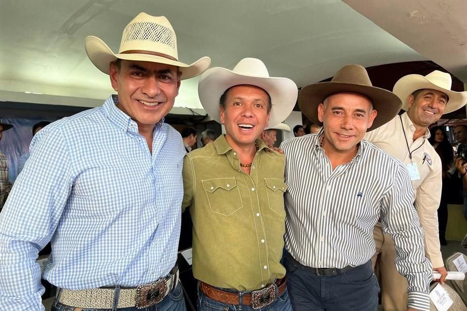 Salvador Zamora, Pablo Lemus y Alberto Esquer