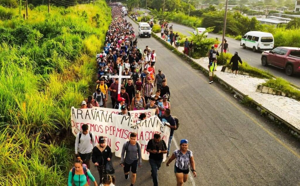 caravana migrante más grande