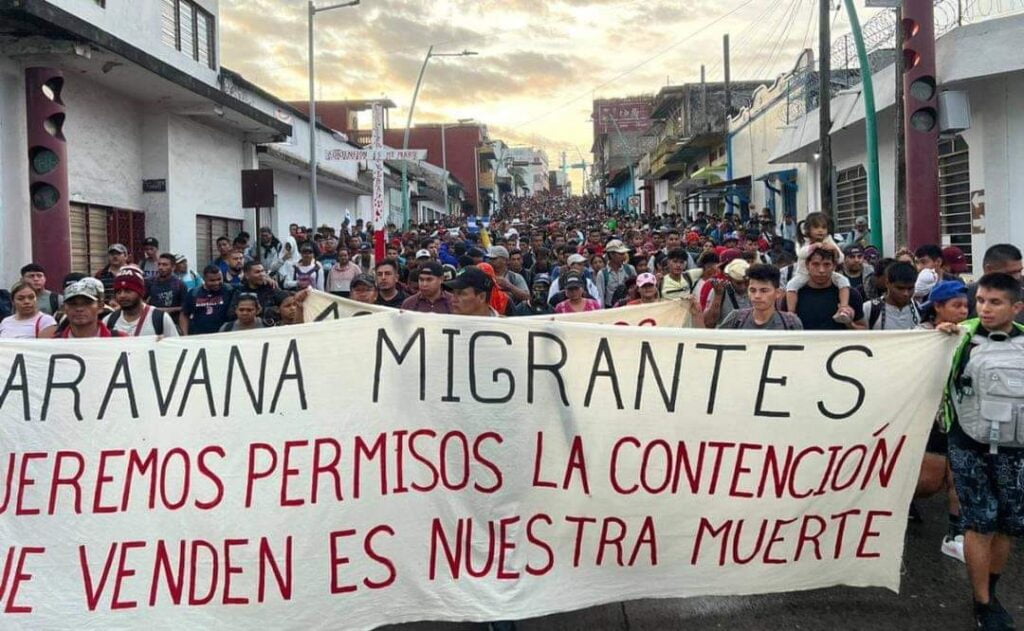 caravana migrantes más grande 2023