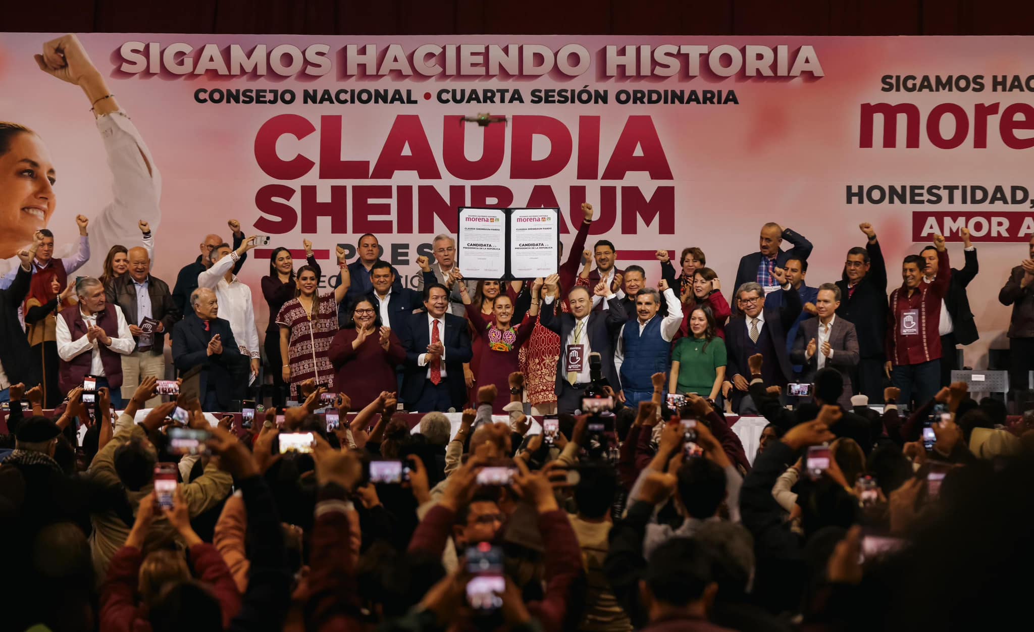 Claudia Sheinbaum candidata Sigamos Haciendo Historia