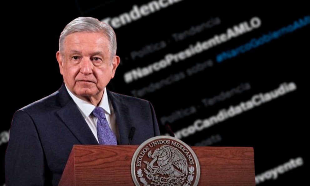 tendencias redes sociales amlo narcopresidente