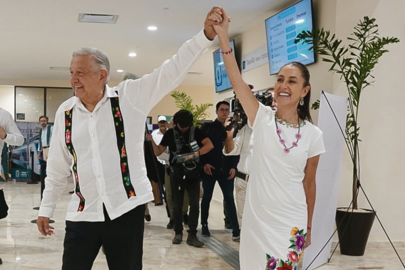 Andrés Manuel López Obrador Claudia Sheinbaum