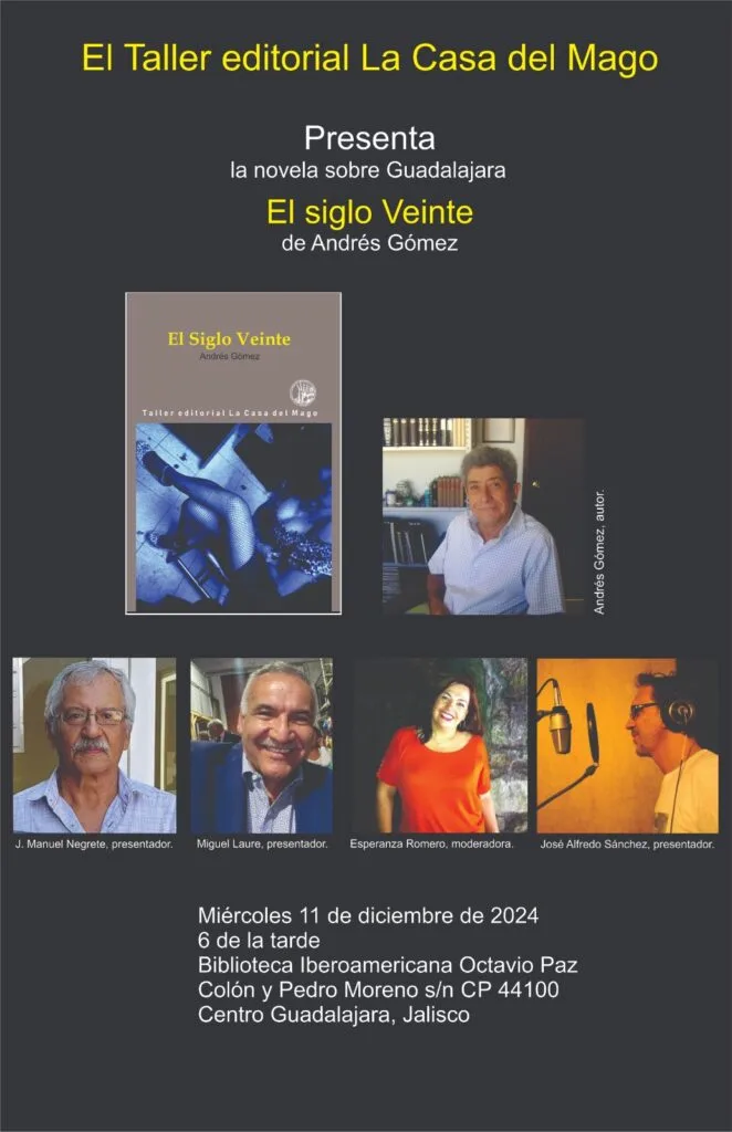 presentación del libro el siglo veinte andrés gómez