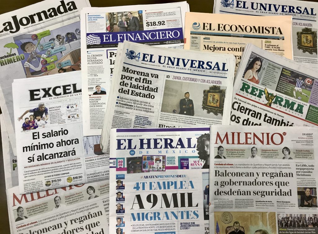 periódicos columnas