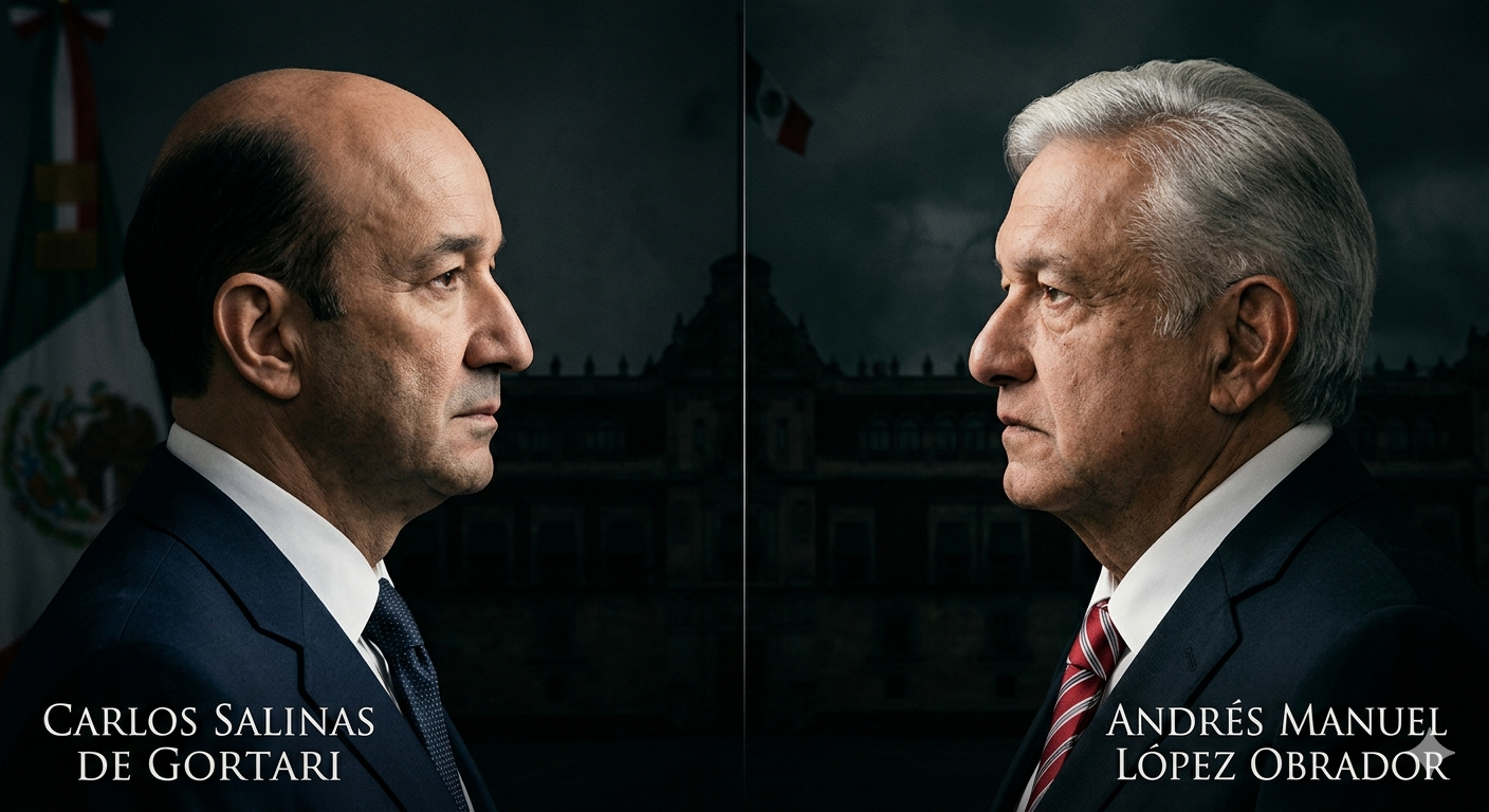 Similitudes y contrastes de López Obrador y Carlos Salinas